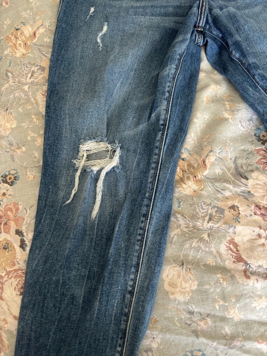 Pink blush maternity size 32 jeans with fabric waistband - Picture 9 of 13